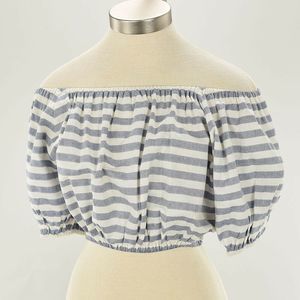 SIR THE LABEL Blue MARLO Off Shoulder Top Size 0